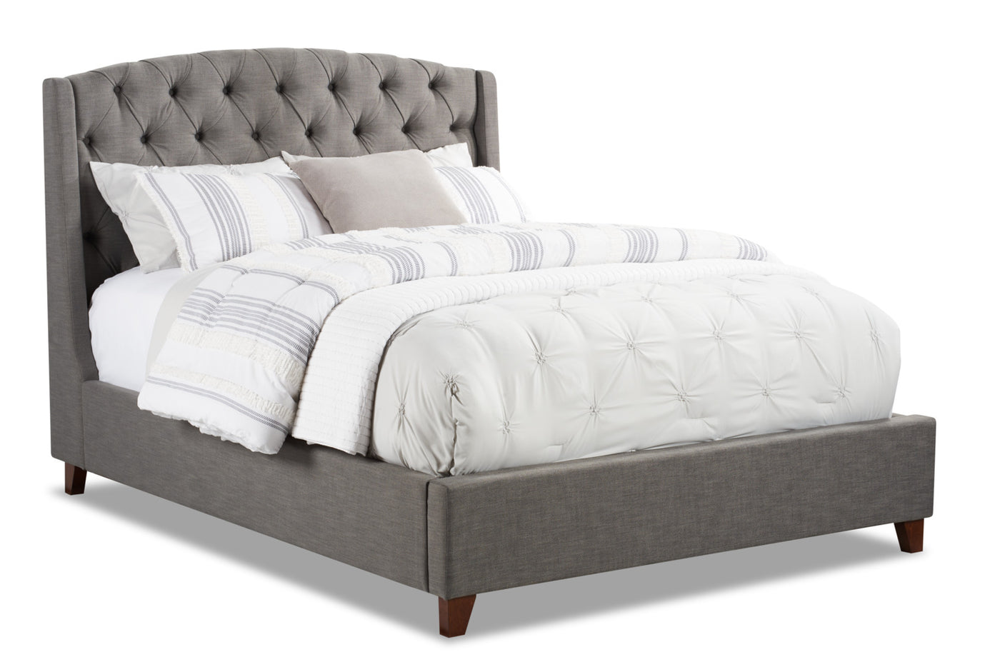 The brick queen cheap size bed frame