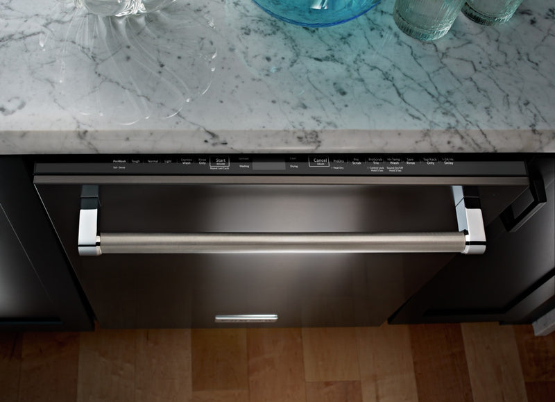 KitchenAid Built-In Top-Control Dishwasher with Dynamic Wash Arms – KDTM404EBS