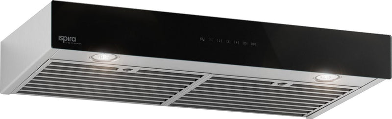 Venmar Ispira 36\" Under-Cabinet Hood Fan – Black IU600ES36BLBS