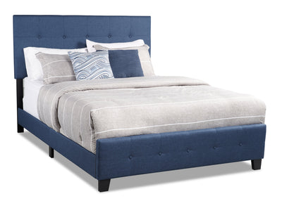 Page Queen Bed - Blue 