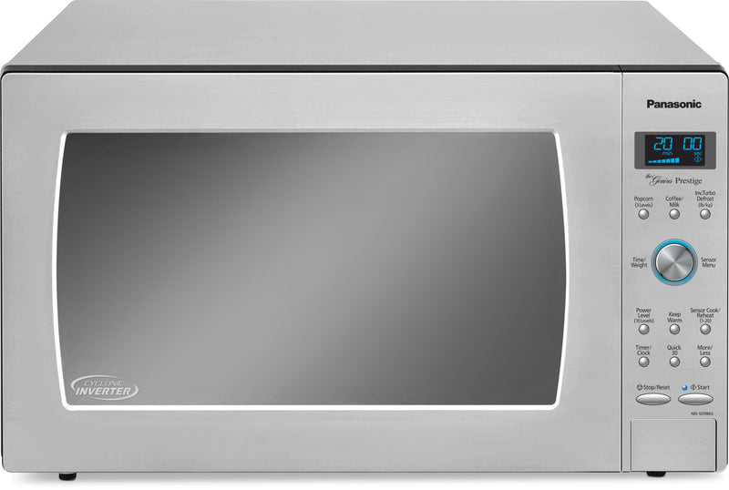 Panasonic Genius® 2.2 Cu. Ft. Countertop Microwave – NN-SD986S - Countertop Microwave with Child Lock in Stainless Steel