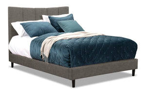 Paseo Full Platform Bed - Grey