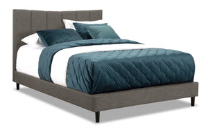 Paseo Queen Platform Bed - Grey