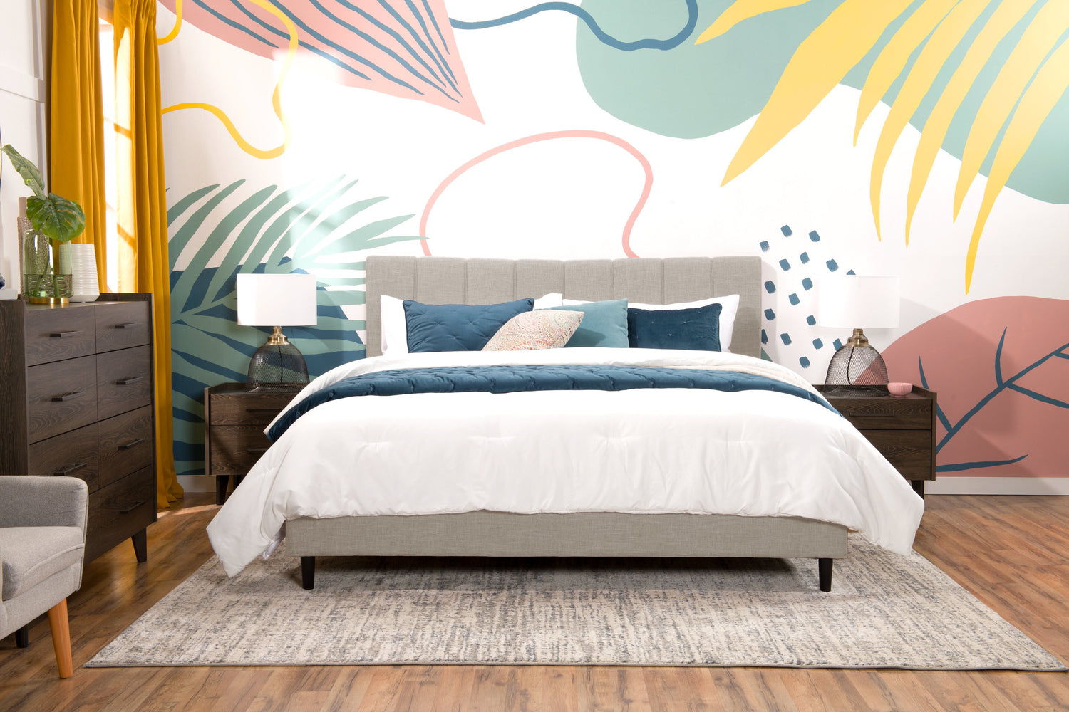 Paseo king platform bed discount