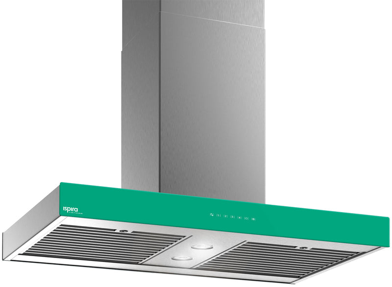 Venmar Ispira 36\" Island Range Hood – Emerald Green