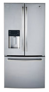 GE 23.8 Cu. Ft. French-Door Refrigerator with Space-Saving Icemaker – PFE24HGLKSS