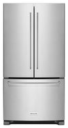 KitchenAid 20 Cu. Ft. French-Door Refrigerator with Interior Dispenser - Stainless Steel