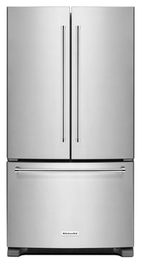 KitchenAid 20 Cu. Ft. French-Door Refrigerator with Interior Dispenser - KRFC300ESS