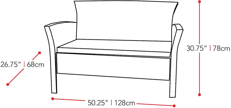 Cascade 4-Piece Conversation Patio Set