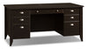 Shoal Creek Executive Desk – Jamocha Wood