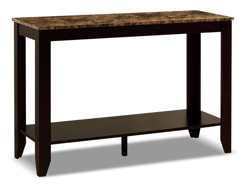 Roma Sofa Table - Contemporary style Sofa Table in Dark Brown Wood