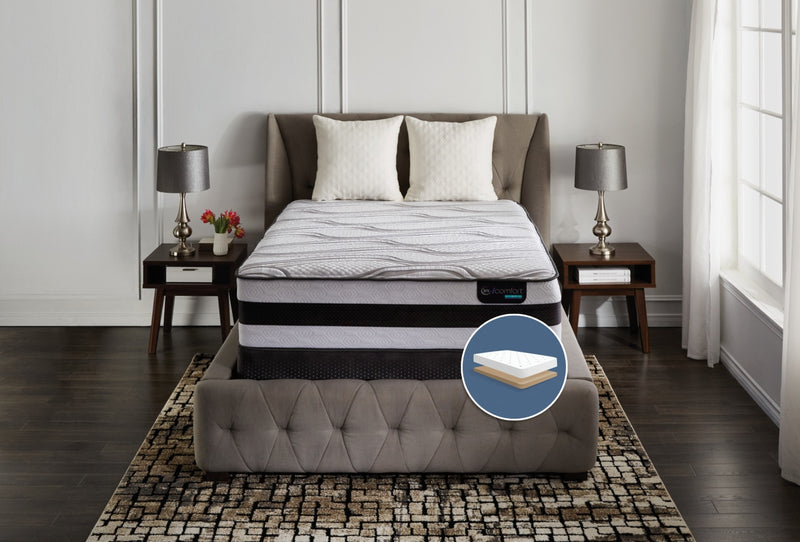 Serta iComfort® Hybrid Valentine Firm Low-Profile King Mattress Set