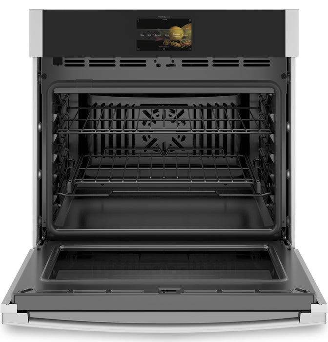 Profile 30\" 5 Cu. Ft. Electric Wall Oven with True European Convection with Direct Air - Stainless - PTS9000SNSS