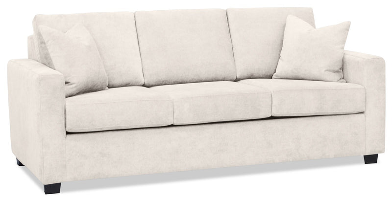 Becca Chenille Sofa – Silver