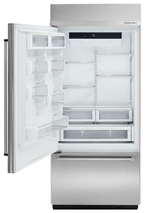 KitchenAid 20.9 Cu. Ft. Built-In Bottom-Mount Refrigerator – KBBL206ESS