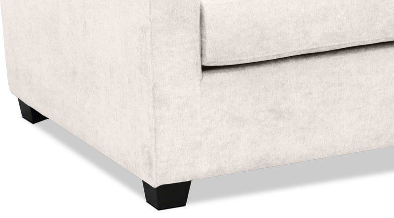 Becca Chenille Loveseat – Silver