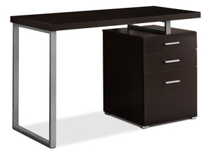 Rimini Computer Desk – Cappuccino