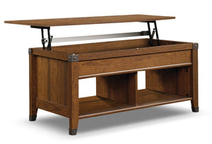 Carson Forge Coffee Table with Lift Top|Table à café Carson Forge avec dessus relevable|CAR43CTB