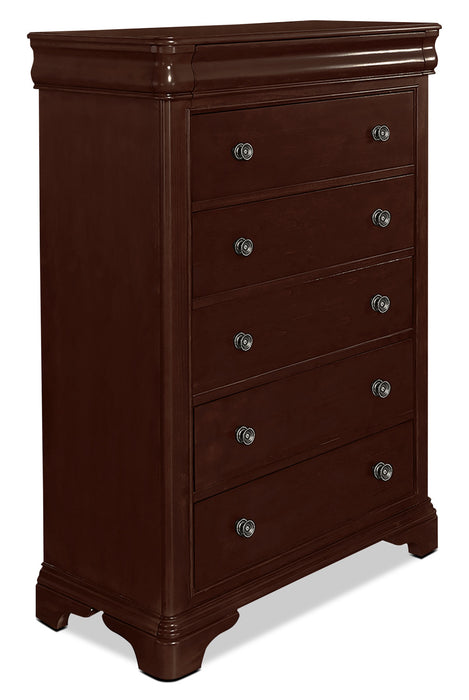 Carmen 8-Piece Queen Bedroom Package – Cherry