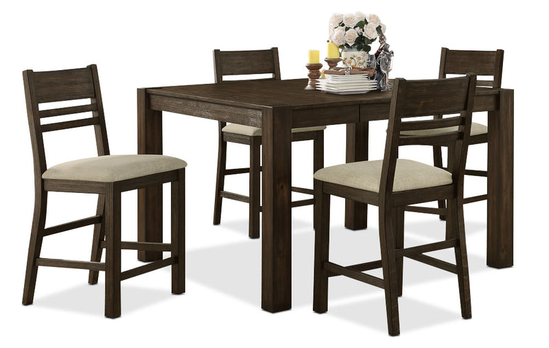 Jade 5-Piece Counter-Height Dining Package