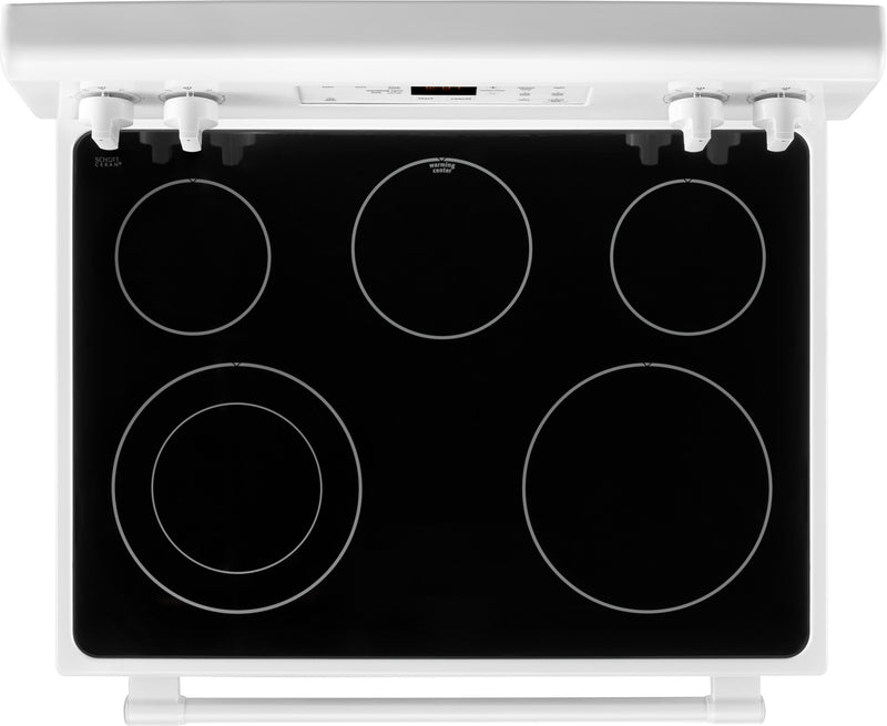 Maytag 5.3 Cu. Ft. Electric Range with AquaLift® and Self-Clean - White - YMER6600FW