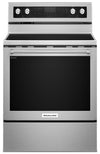 KitchenAid 6.4 Cu. Ft. Electric Range with AquaLift® and Self-Clean - Stainless Steel - YKFEG500ESS