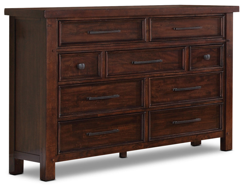 Sonoma 6-Piece King Bedroom Package with 2 Nightstands – Dark Brown