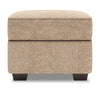 Made in Canada Customizable Sofa Lab Roll 24\" Chenille Fabric Ottoman - Luxury Taupe