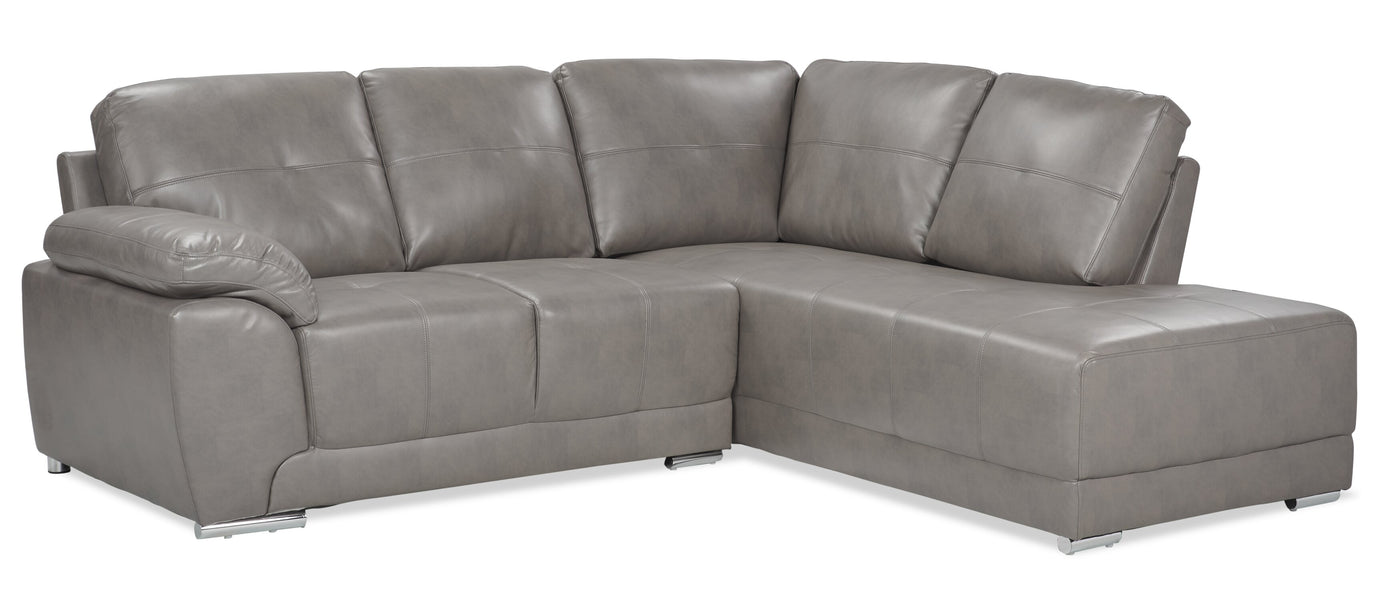 Leather sectional the brick online