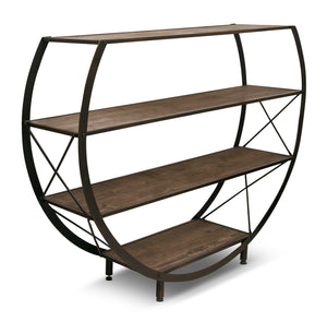 Santa Monica Circle Bookcase|Bibliothèque circulaire Santa Monica|SANTABKC