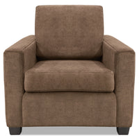 Becca Chenille Chair – Cappuccino