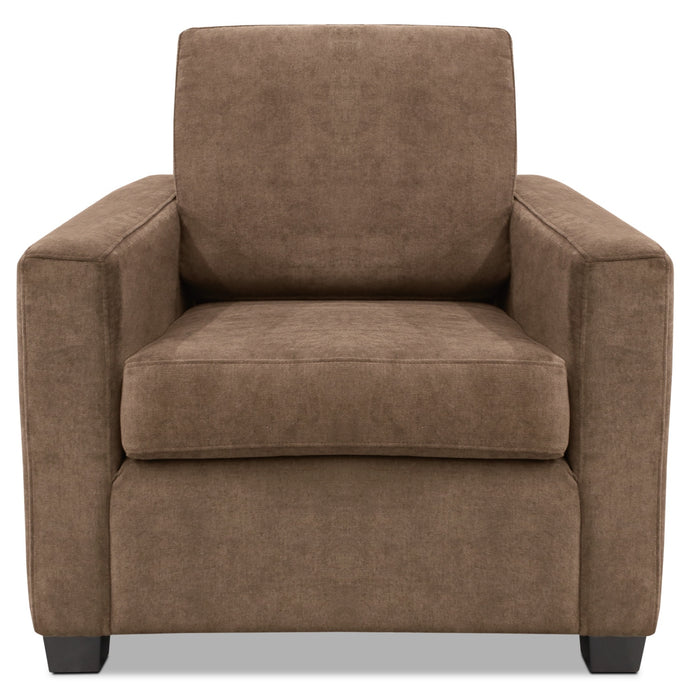 Becca Chenille Chair – Cappuccino