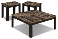 Naples 3-Piece Coffee and Two End Tables Package
