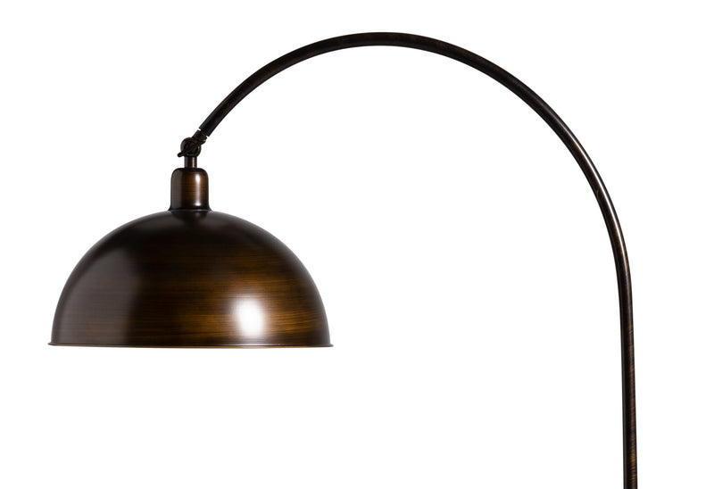 62.75\" Bean Bronze Metal Floor Lamp with Adjustable Lamp Head