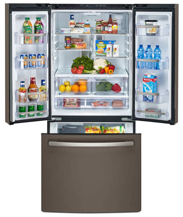 Profile 33\" 24.5 Cu. Ft. French-Door Refrigerator - Slate - PNE25NMLKES