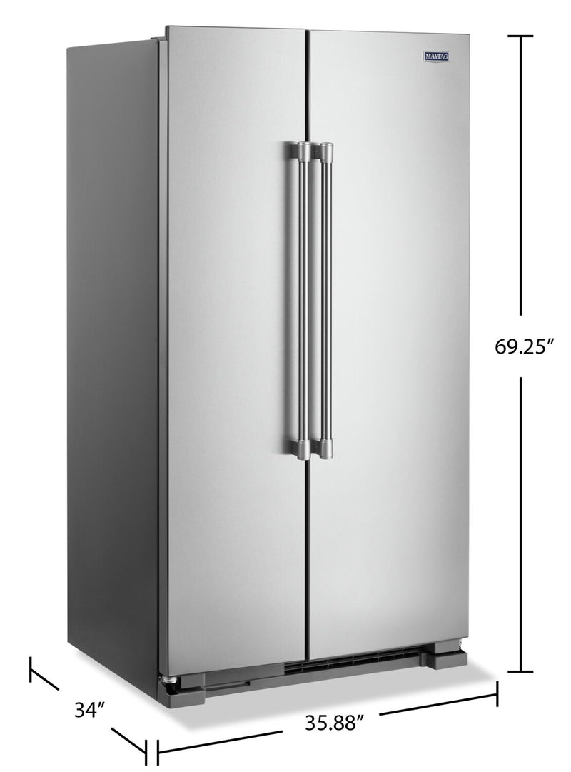 Maytag 25 Cu. Ft. SidebySide Refrigerator MSS25N4MKZ The Brick