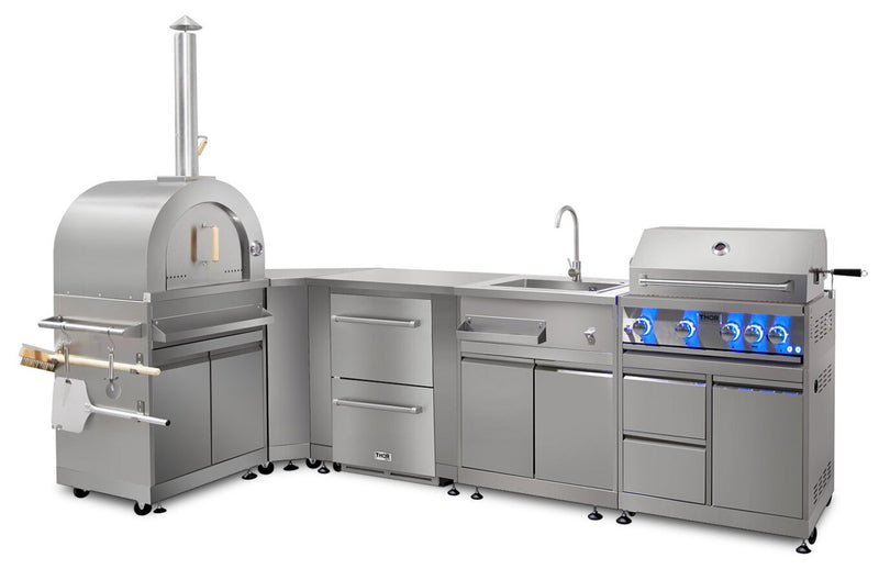 Thor Kitchen Outdoor Kitchen Refrigerator Cabinet - MK02SS304