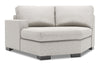 Sofa Lab Track LAF Cuddler - Luxury Silver