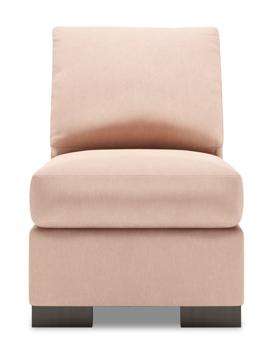 Sofa Lab Track Armless Chair - Pax Rose