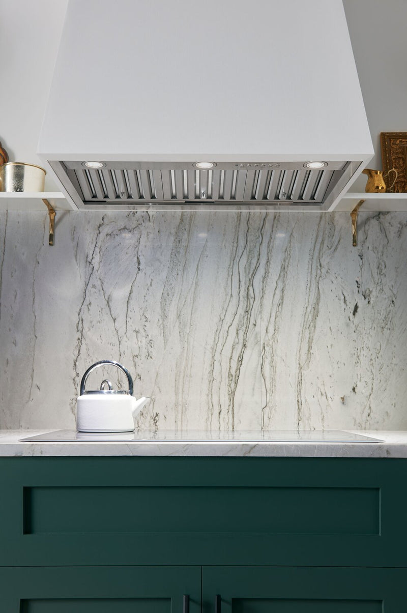 GE Smart Insert Range Hood with Dimmable LED Lighting UVC9360SLSS