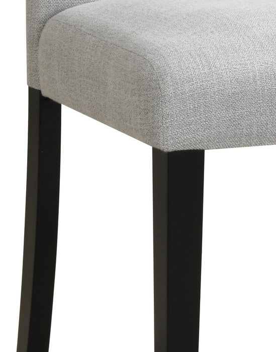 Verona 7pc Dining Set with Table & 6 Chairs, Culture Marbled Top, Trestle Base, 70\"W - White