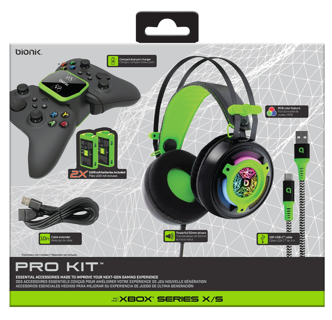 Bionik Xbox Series X/S Pro Kit Essential Accessories