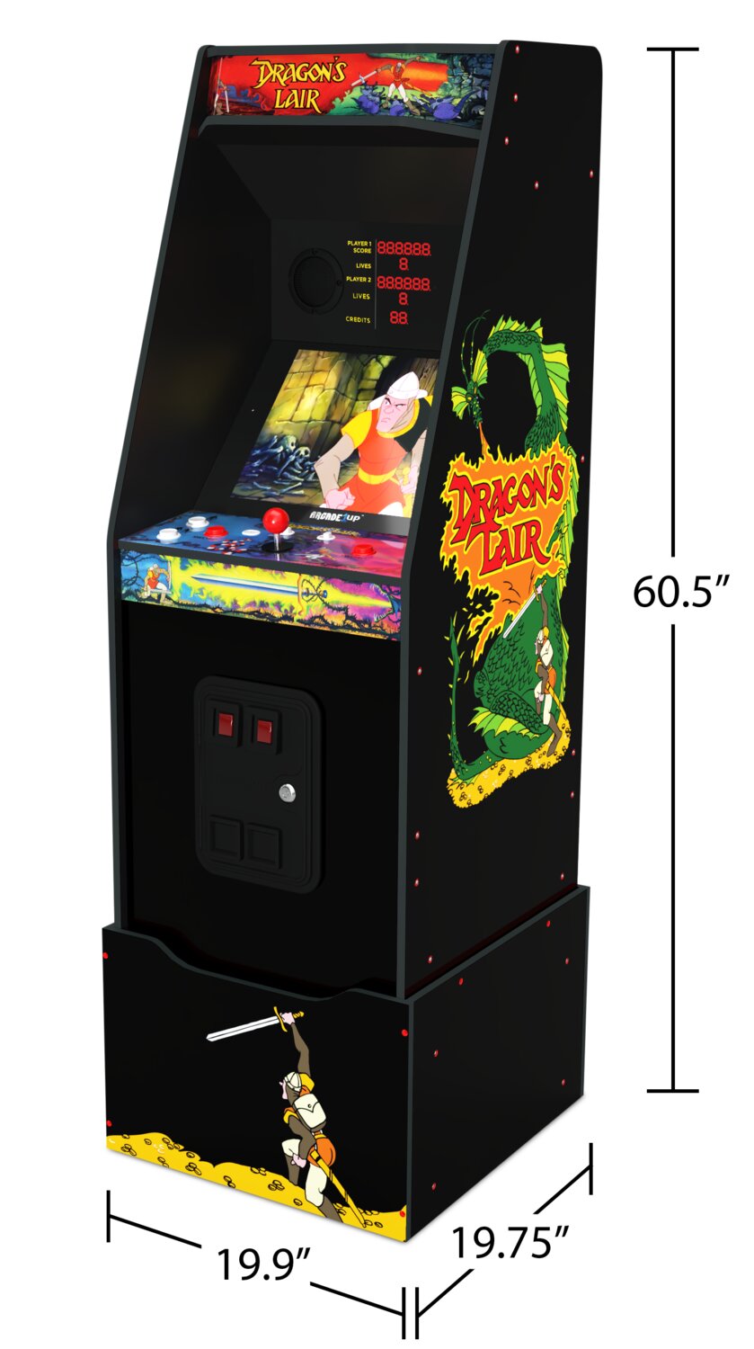 Arcade1Up Dragon’s Lair® Arcade Cabinet with Riser - The Brick