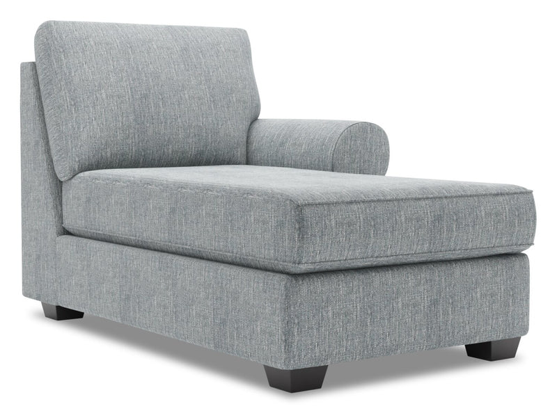 Sofa Lab Roll RAF Chaise - Luna Pewter