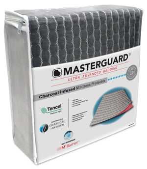 Masterguard® Charcoal Tencel™ Twin XL Mattress Protector | Protège-matelas en tissu TencelMD imprégné de charbon de MasterguardMD pour lit simple très long | CCOALXPR
