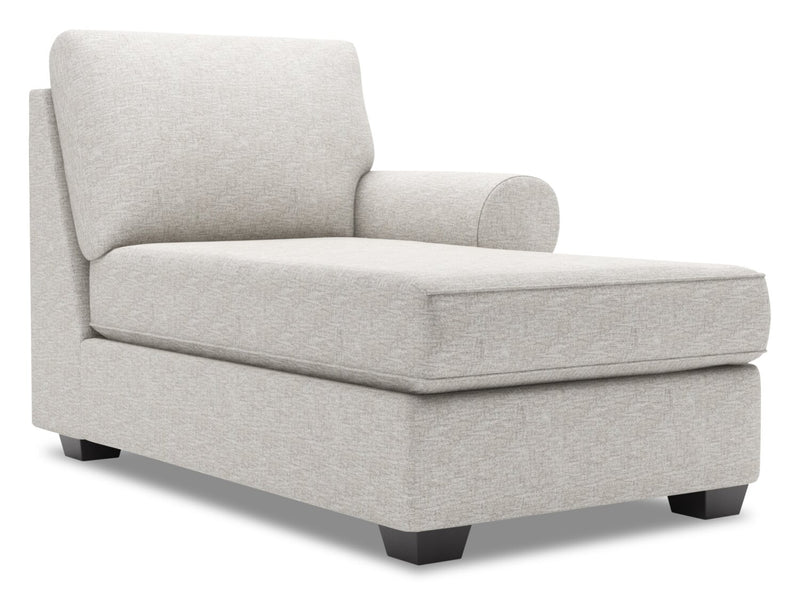 Sofa Lab Roll RAF Chaise - Luxury Silver