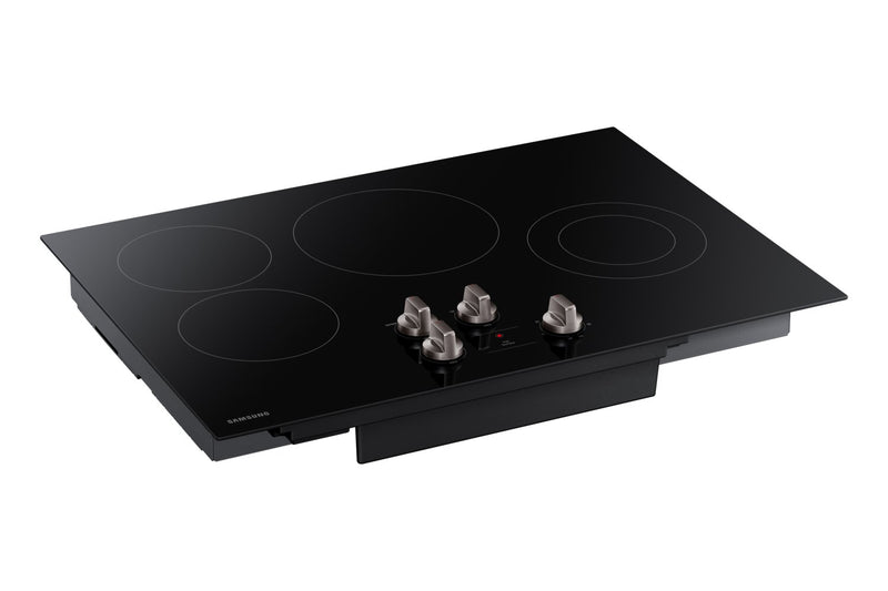 Samsung 30\" 4-Element Electric Cooktop with Knob Controls - Stainless Steel - NZ30R5330RK/AA