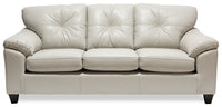 Addison Leath-Aire Sofa - Beige 