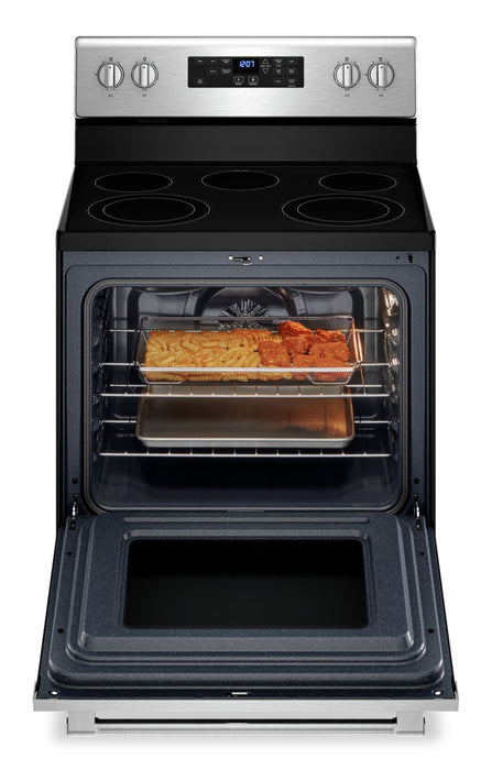Maytag 5.3 Cu. Ft. Electric Range with Air Fry and AquaLift® - Fingerprint Resistant Stainless Steel - YMER7700LZ