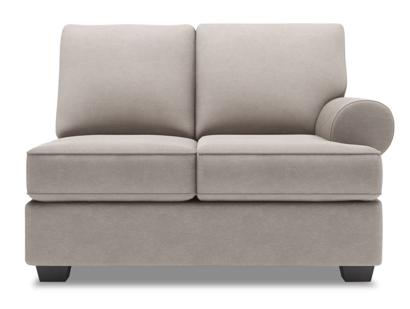 Sofa Lab Roll RAF Loveseat - Pax Slate